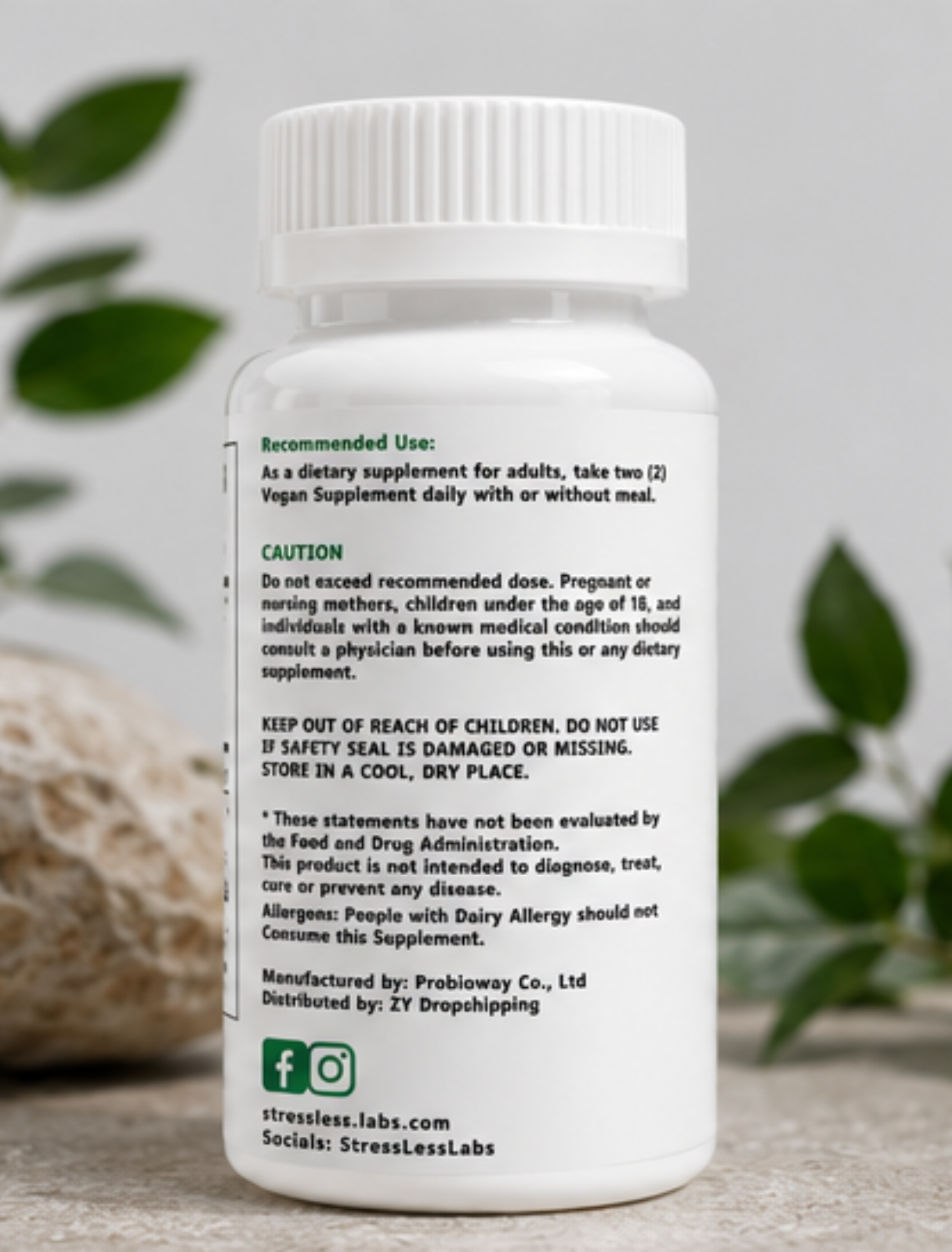 StressLess™ Raw Probiotic Supplement