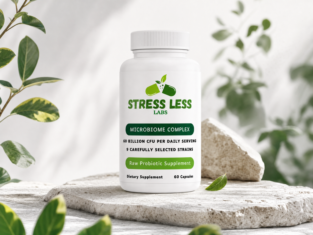 StressLessLabs Raw Probiotic Supplement